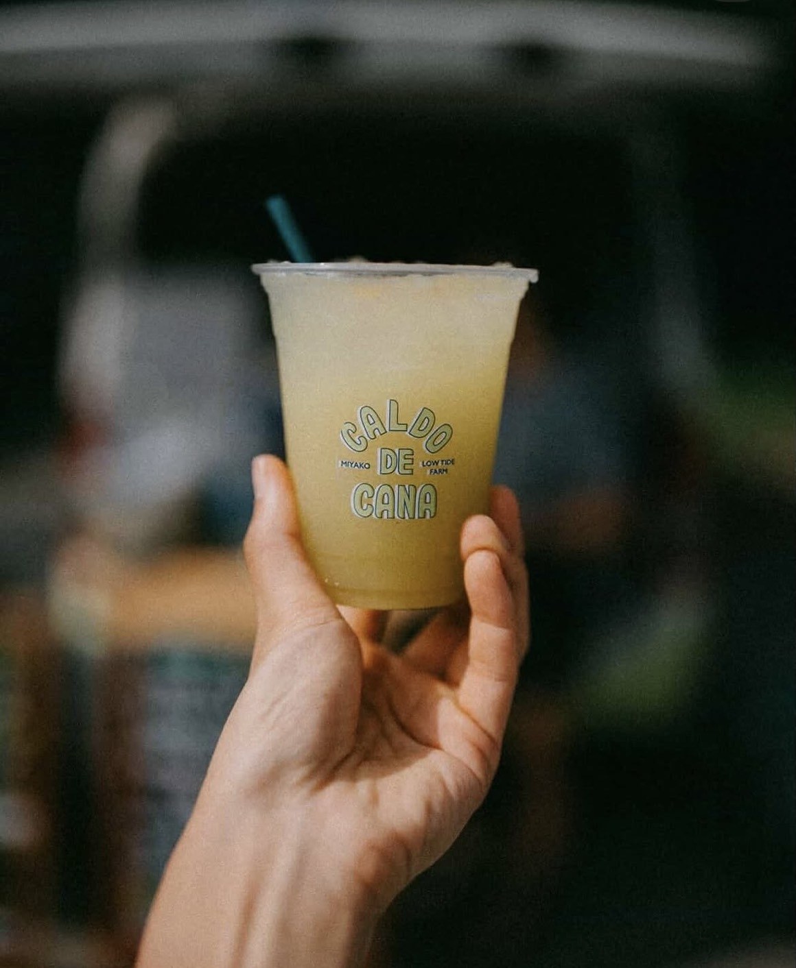 Caldo de Cana sugarcane drink in Miyakojima