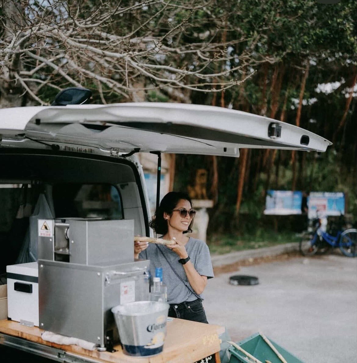 Caldo de Cana kitchen car in Miyakojima
