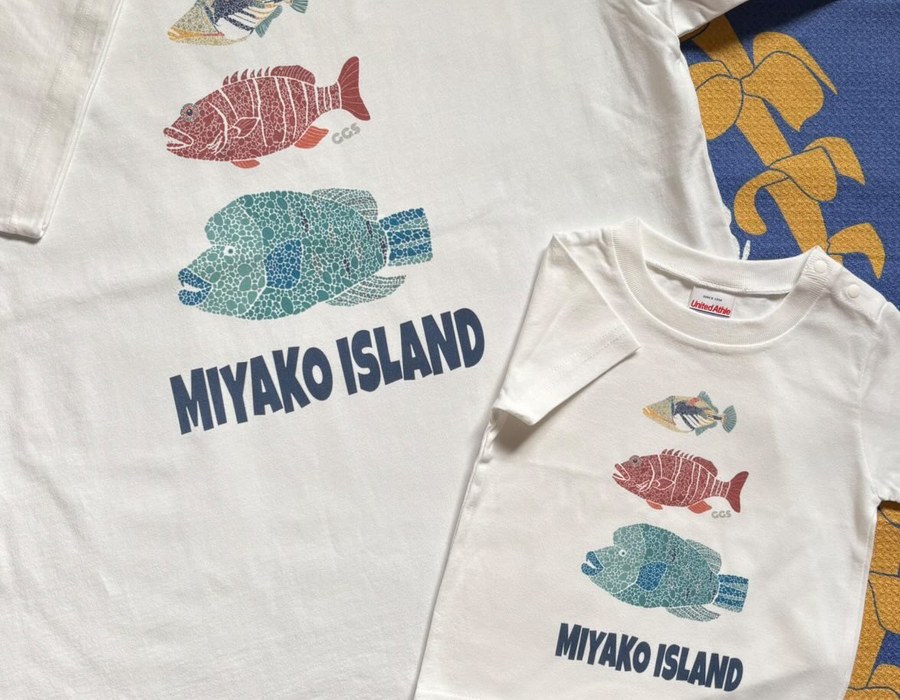 GGS T-shirts with Miyako Island artwork