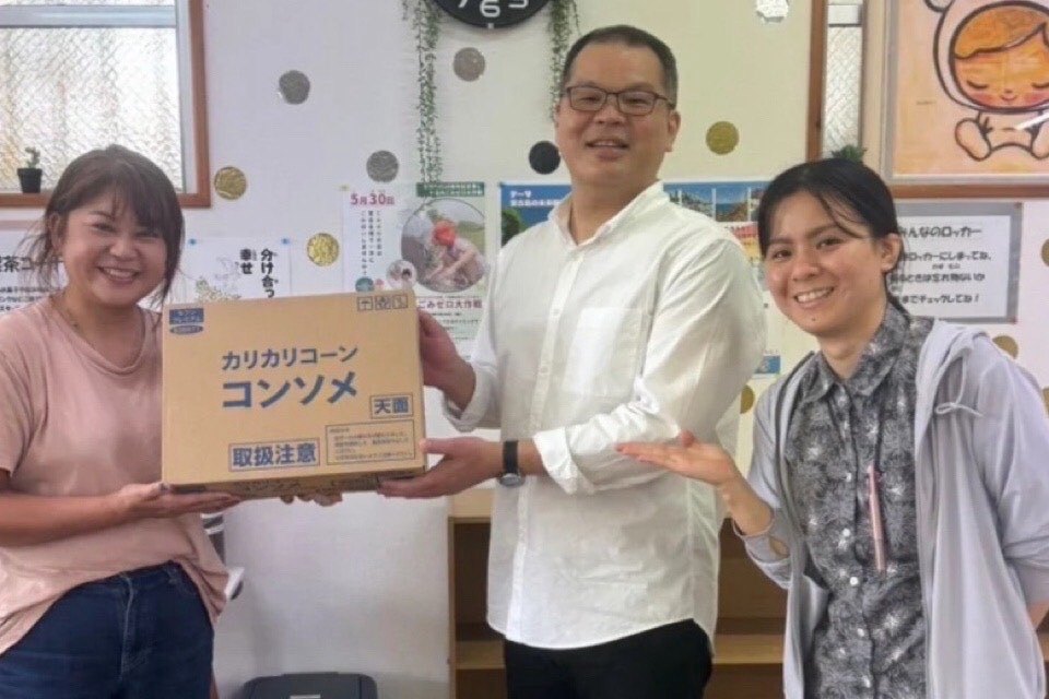 Local donation support connected to NPO Hidamari