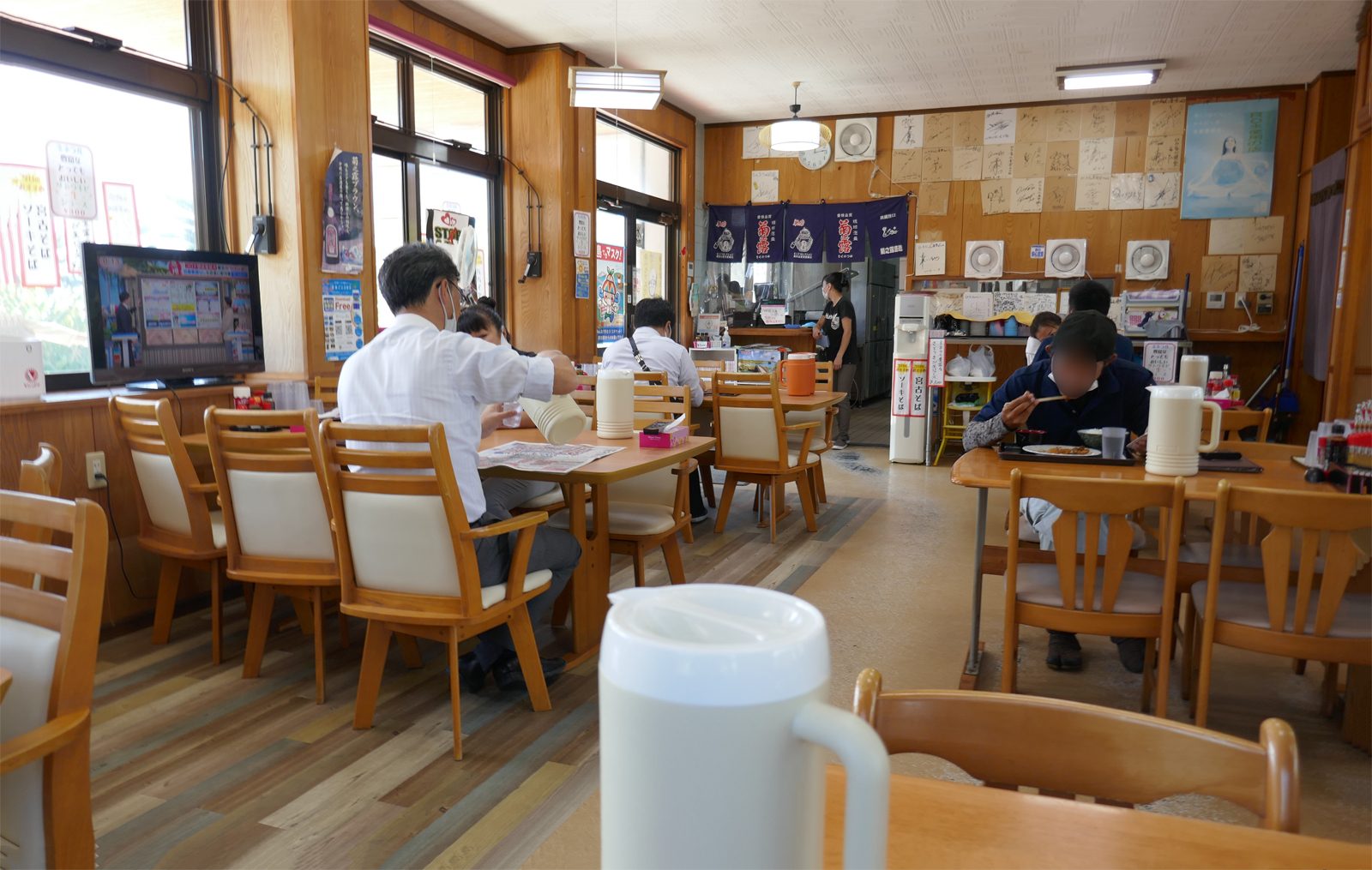Dining room at Hirochan Shokudo Miyakojima