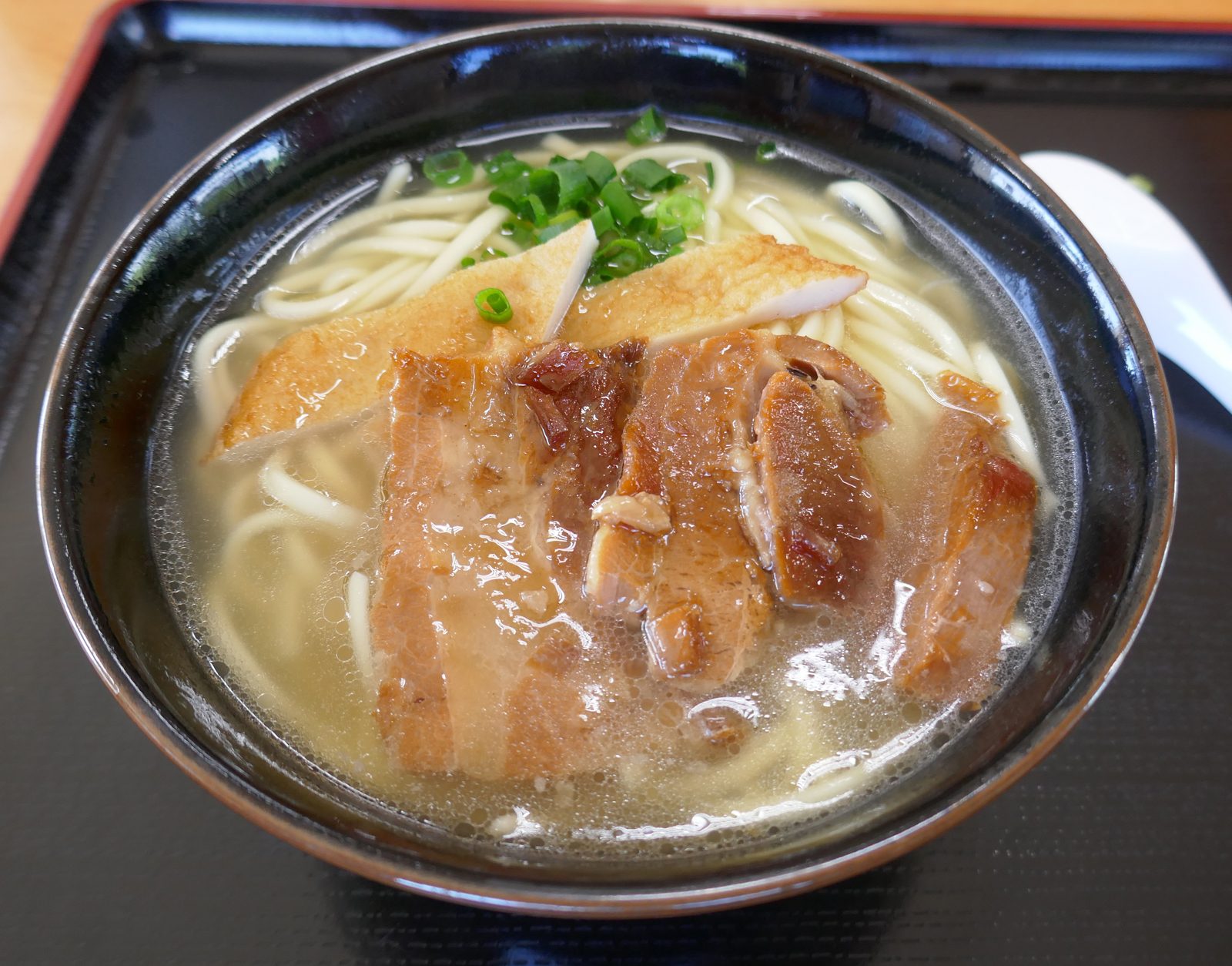 Local soba dish at Hirochan Shokudo