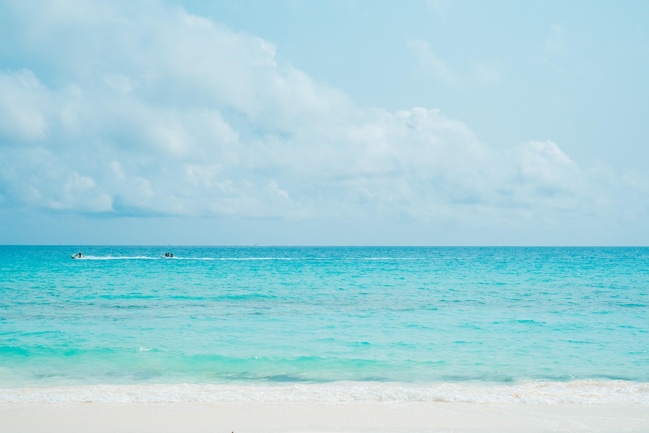 Soft June sea and sky in Miyakojima