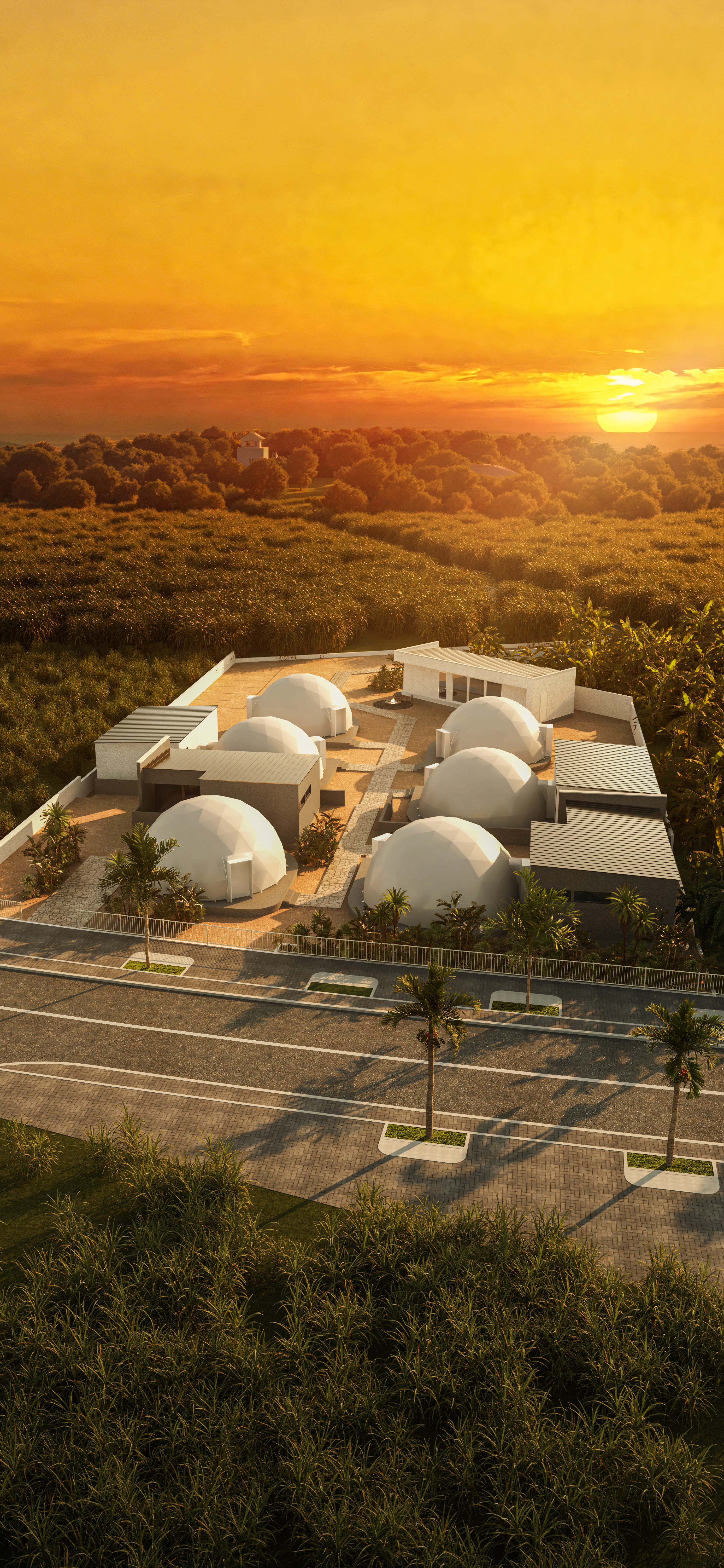 TOPPURI dome villas in Miyakojima