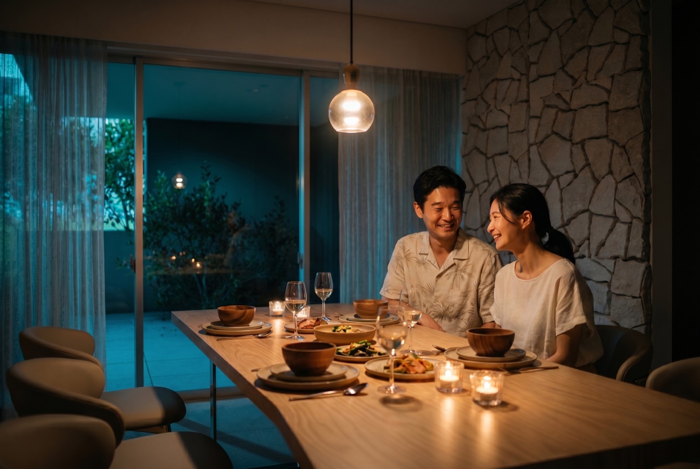 TOPPURI island dinner